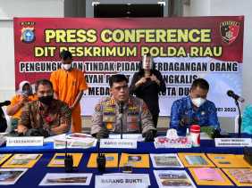 Polda Riau Gagalkan Pengiriman Puluhan Pekerja Migran ke Malaysia