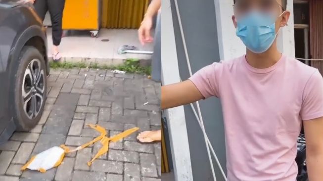 Emak-Emak Tinggalkan Mobil hingga Ngeblok Ruko, Saat Ditegur Berdalih Parkiran Umum