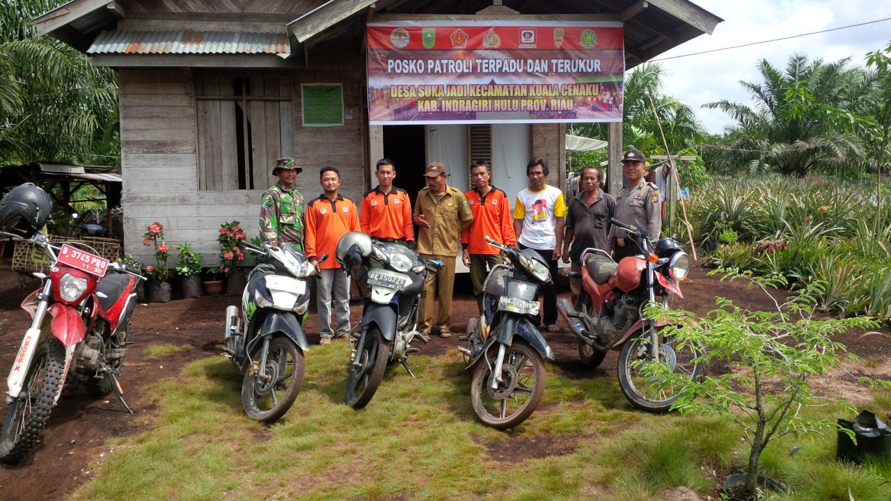 Tim Terpadu Patroli Daerah Rawan Karlahut