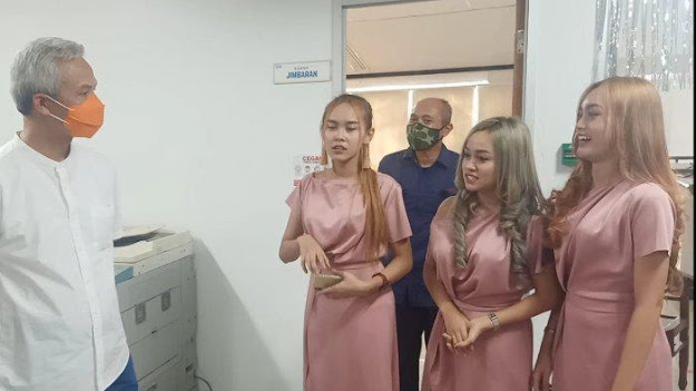 Tegur Tiga Wanita Cantik, Ganjar Pranowo: Untung Kamu di Jakarta, Kalau di Jateng Sudah Saya Suruh Pulang