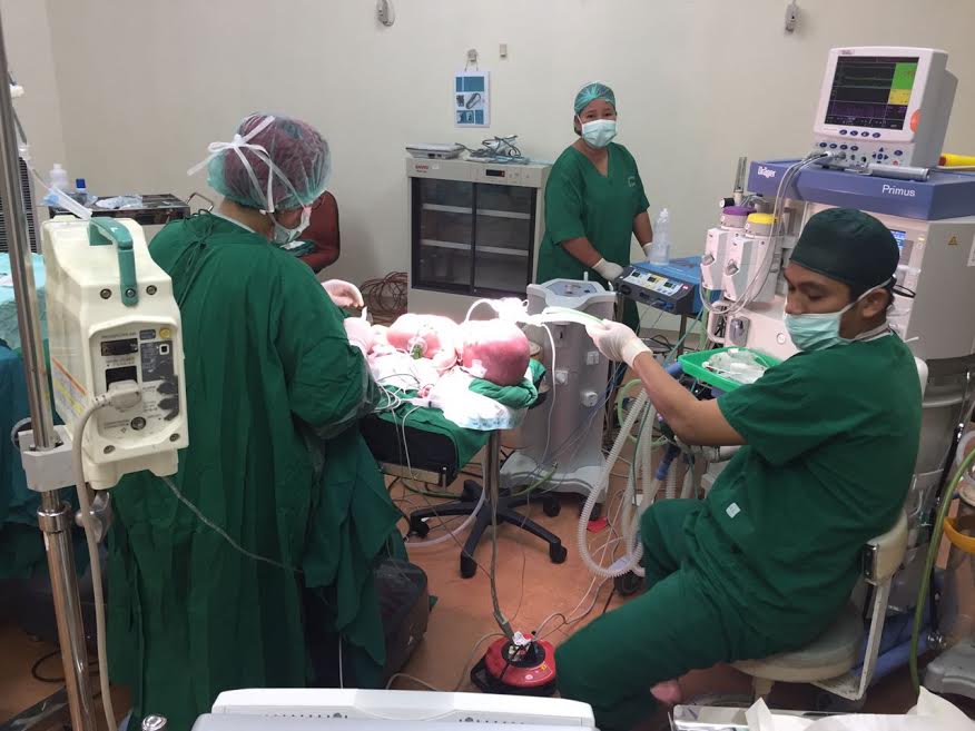 RSUD Bengkalis Sukses Operasi Bayi Hydrocephalus