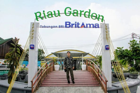 Dihadiri Bupati Inhil, Gubri Resmikan  Riau Garden jadi Zona Kuliner Halal Aman dan Sehat Pertama di Riau