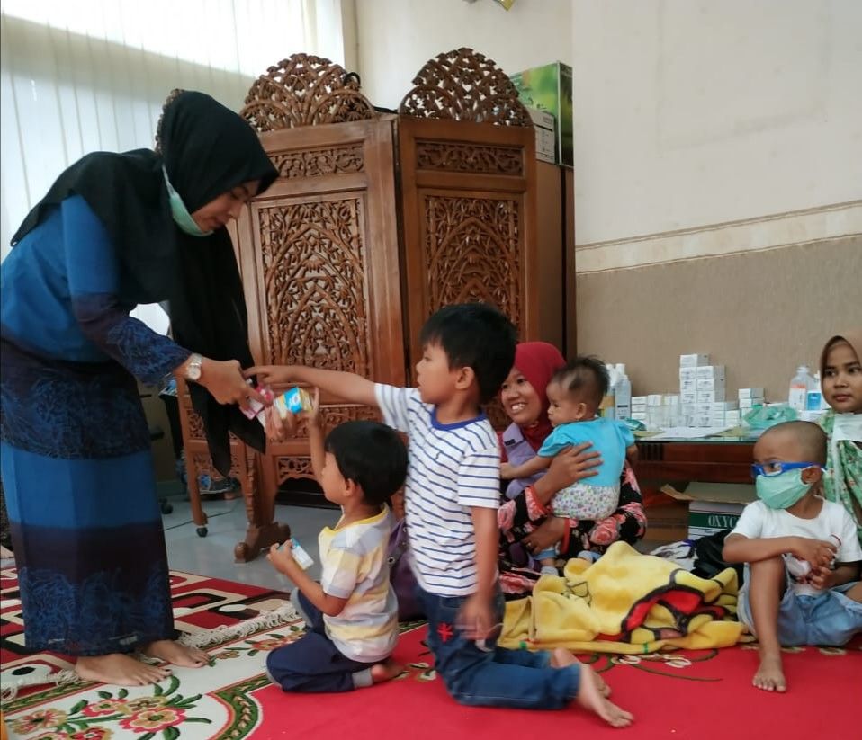 Ketua PKK Riau Tinjau Posko Kesehatan dan Rumah Singgah