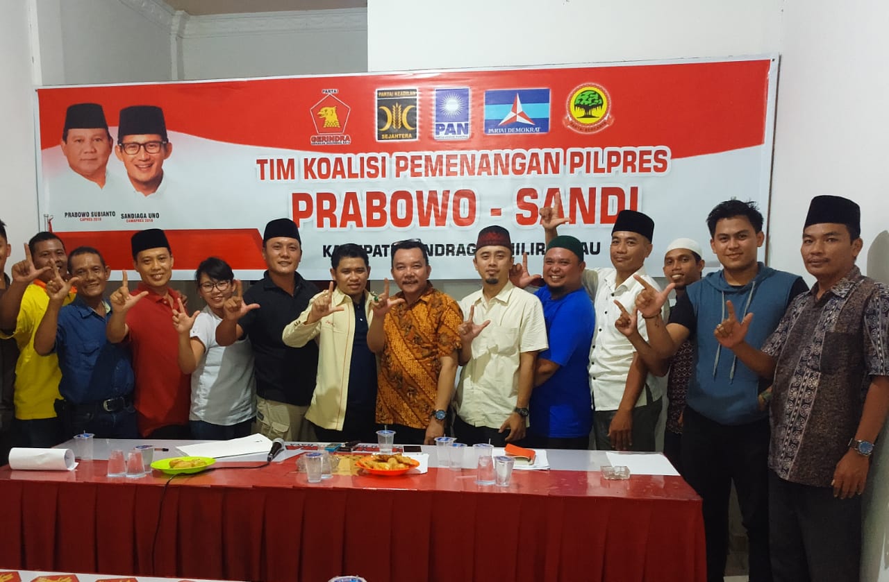 Prabowo-Sandi Salaudin Uno Dijadwalkan akan Kampanye di Inhil 