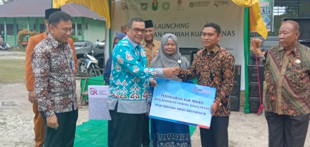 Kualu Nenas Jadi Desa Keuangan Syariah Pertama di Riau