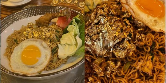 Wow! WNI Ini Makan Indomie Berlapis Emas 24 Karat