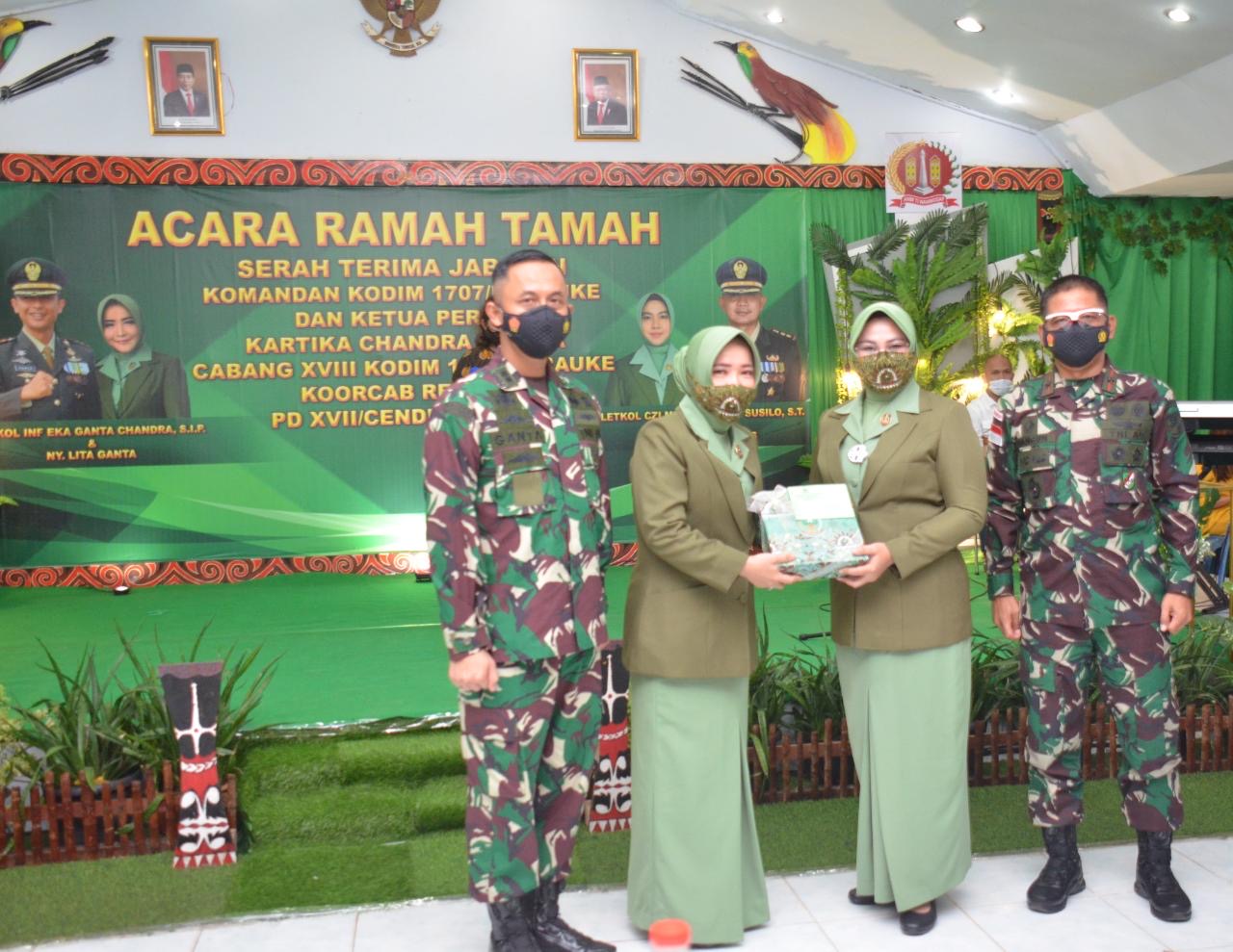 Danrem Brigjen TNI Bangun Nawoko Pimpin Acara Tradisi Korps dan Sertijab Dandim 1707/Merauke