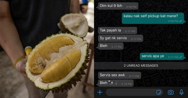 Ngidam Durian, Saat Beli Online Wanita Ini Justru Disangka PSK oleh Penjual