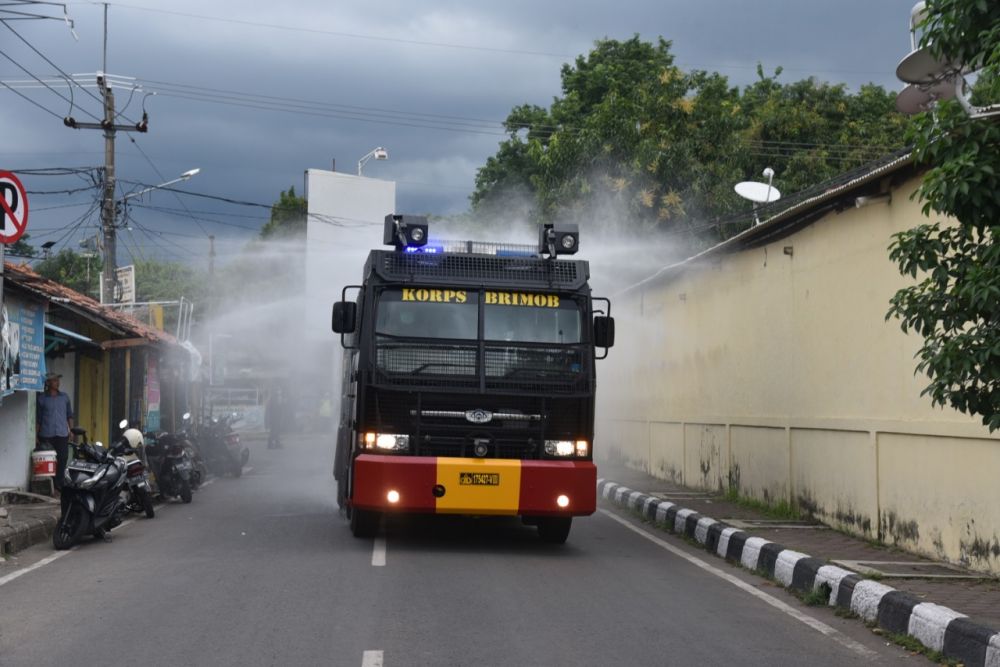 Besok Polisi Tutup Sementara Sejumlah Jalan di Pekanbaru untuk Semprot Disinfektan