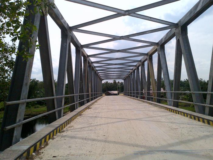 Jembatan Sungai Manggis Selesai Dibangun