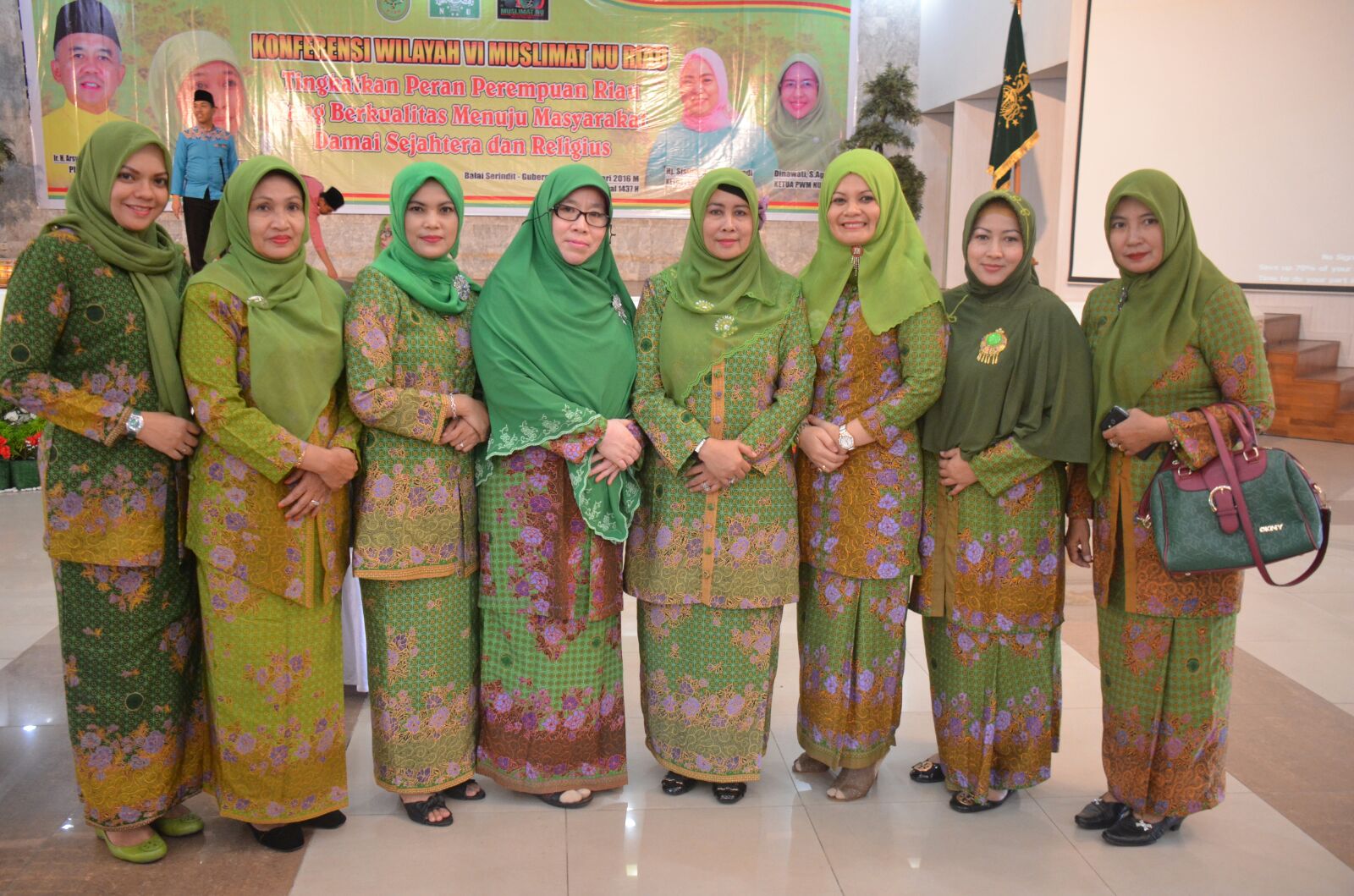 Zulaikhah Hadiri Konfrensi Wilayah VI Muslimat NU Riau