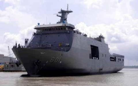 Kapal Perang Buatan Indonesia Merapat di Manila