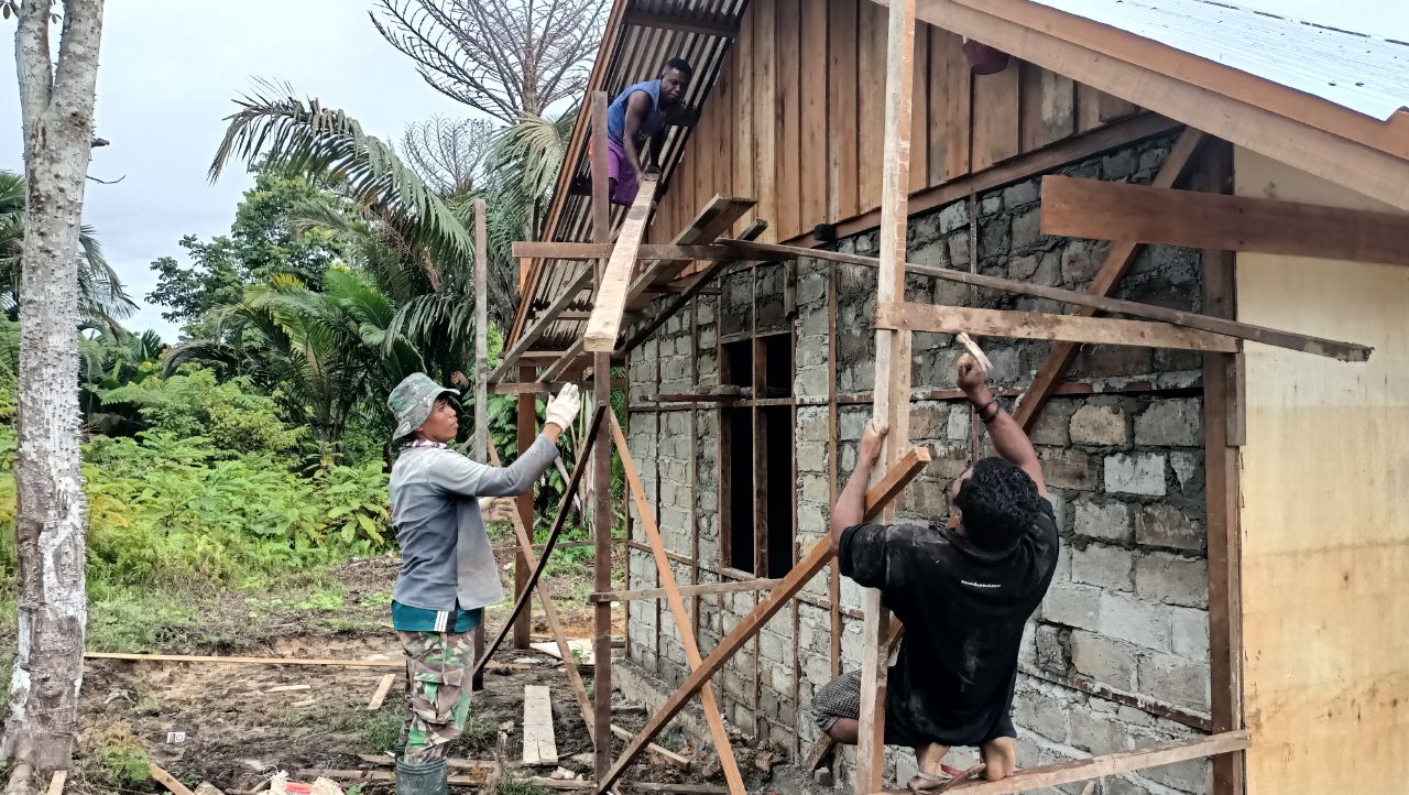 TMMD Boven Digoel Merajut Asa Warga Kampung Kawagit, Wanggom dan Kombay