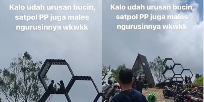 Sejoli 'Mabuk Asmara' Ini Tetap Santuy saat Digerebek Satpol PP