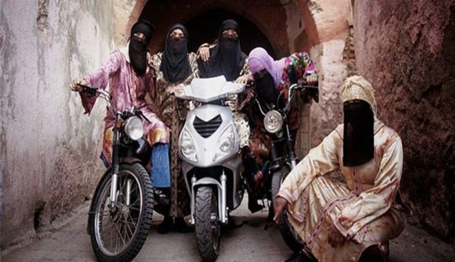 Kesh Angel, Geng Motor Perempuan Berhijab Ratu di Jalanan Maroko