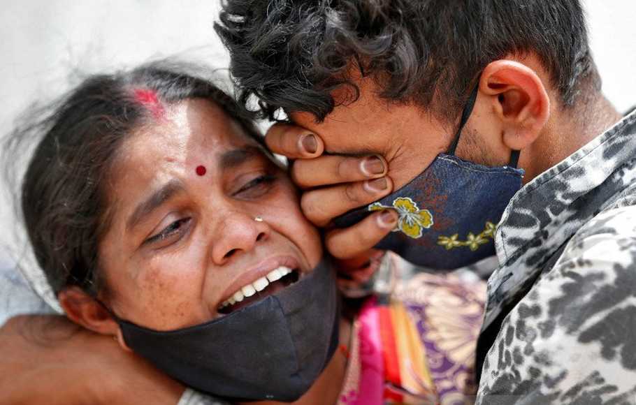 India Laporkan 2.000 Lebih Korban Meninggal Akibat Covid-19 dalam 24 Jam Terakhir