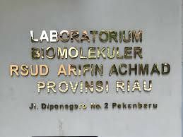 Laboratorium Biomolekuler RSUD Arifin Achmad Riau Sudah Tampung Swab Pasien Covid-19