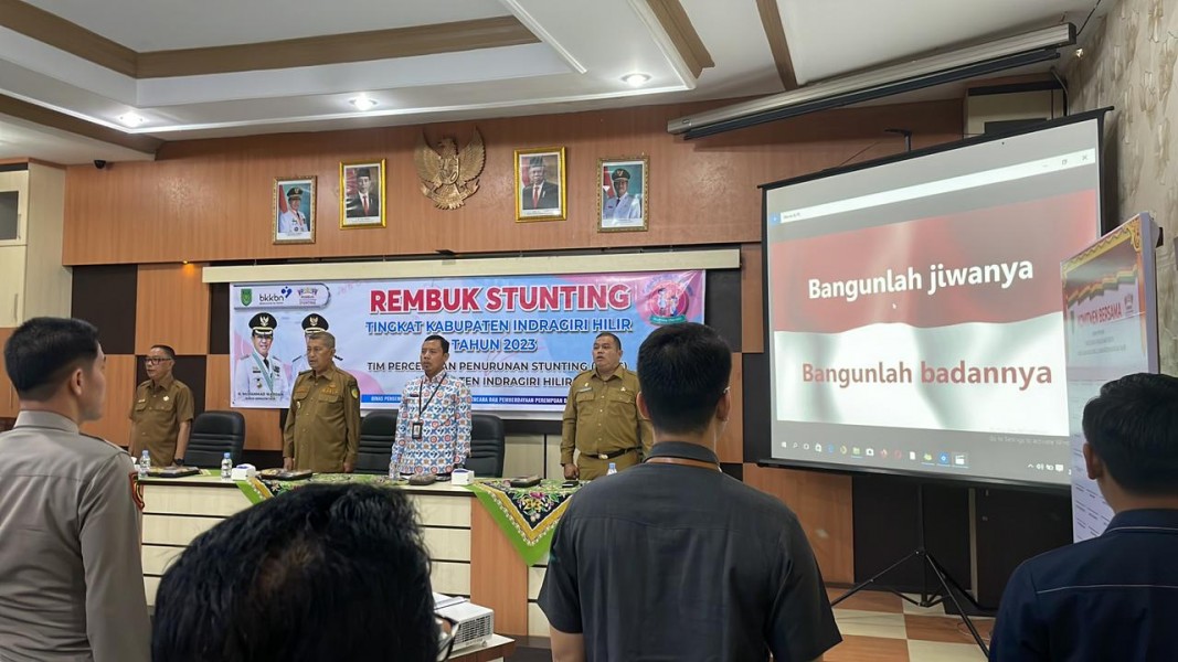 BKKBN Provinsi Riau Menghadiri Sekaligus Menjadi Pemateri  Pertemuan Rembuk Stunting