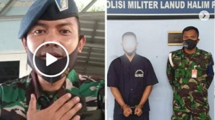 Prajurit TNI yang Diborgol PM karena Membuat Video Rizieq Shihab, Dibebaskan