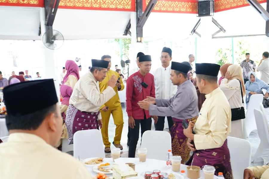 Bupati Siak Alfedri hadiri Open House Pemerintah Provinsi Riau