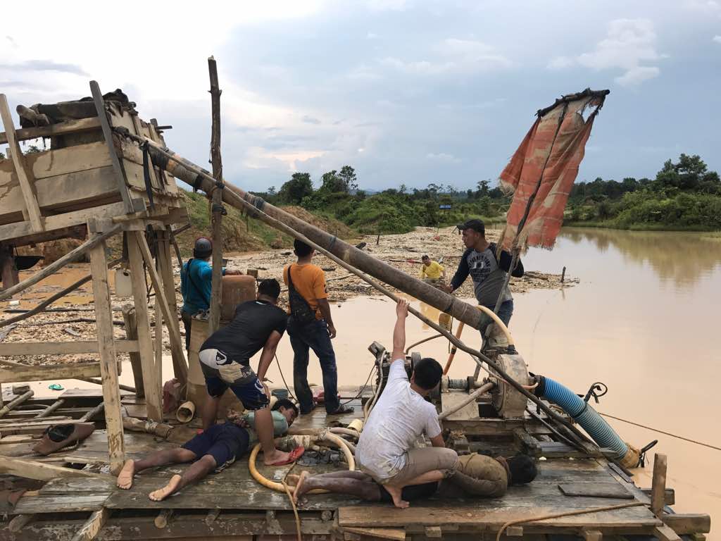 Beraktivitas di Kuansing, 2 Penambang Emas Ilegal asal Jateng Tertangkap