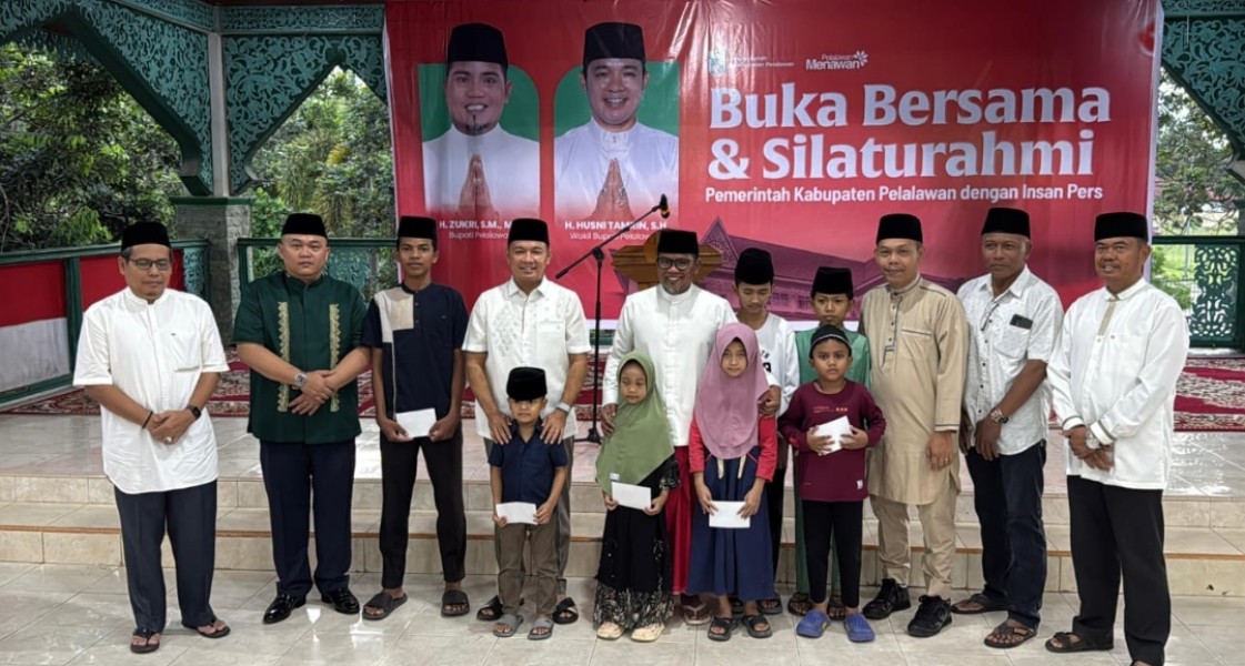 Pemkab Pelalawan dan Insan Pers Pererat Hubungan di Momen Ramadan