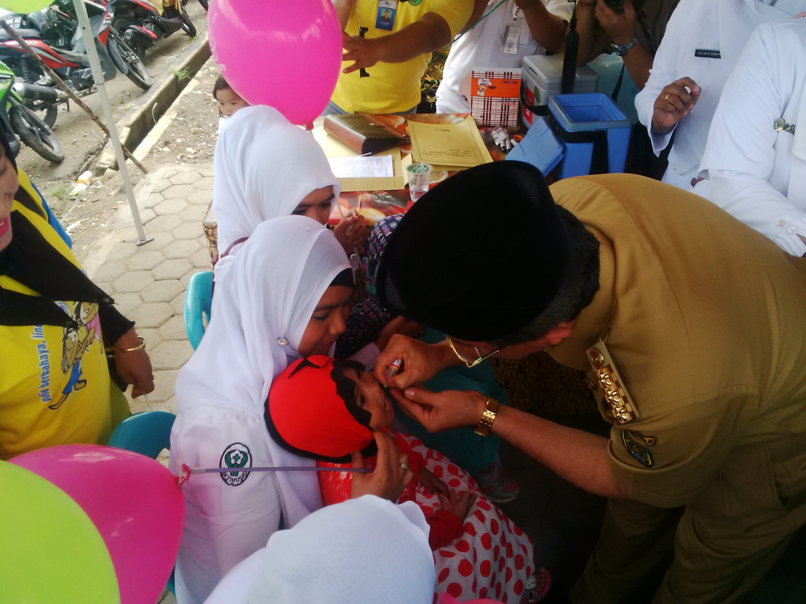 Sudah Capai 39 Ribu Sasaran, Diskes Inhil Terus Intensifkan Pemberian Vaksin Polio