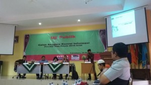 FITRA Adakan Uji Publik Calon Anggota Kominfo Provinsi Riau 2016-2020