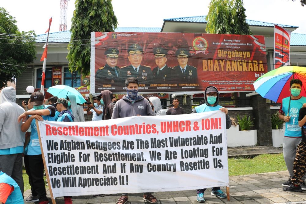 Pengungsi Afghanistan di Pekanbaru Minta Dipindahkan ke Negara Ketiga