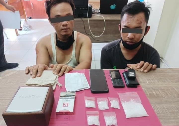 Lagi! Polres Siak Tangkap Dua Pelaku Pengedar Narkotika