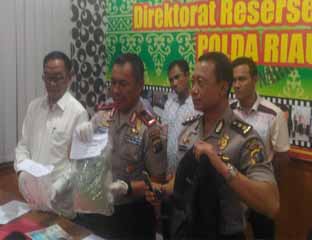 Polda Riau Amankan Narkoba Senilai 1,5 M