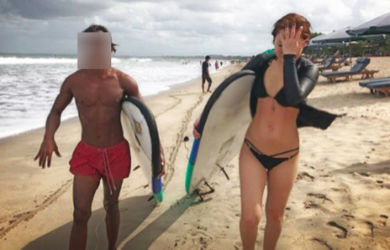 Turis Nangis Digenjot di Pantai Kuta, Sudah Lima Bule Cantik Jadi Korban