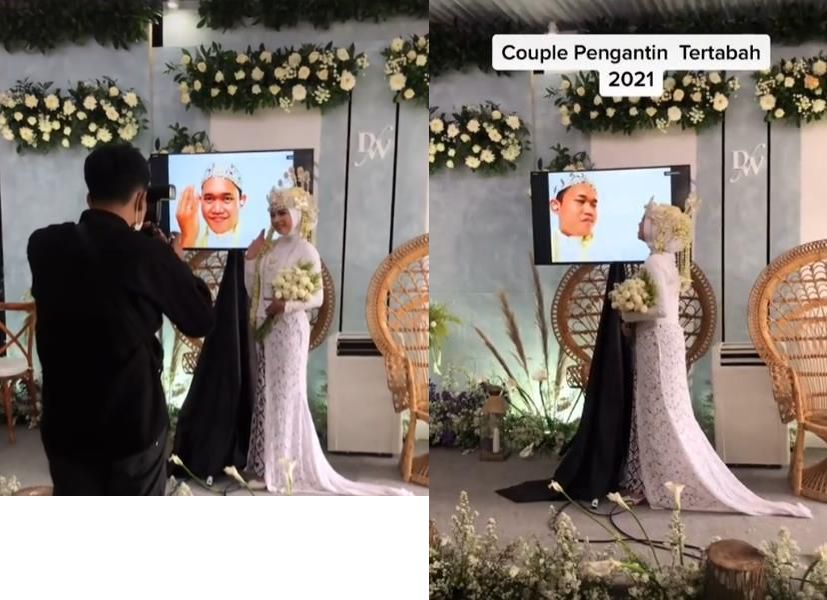 Pengantin Tertabah, Mempelai Isoman Terpaksa Akad Nikah Online