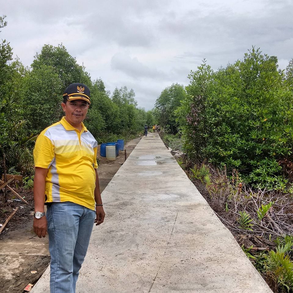 Umar Hamdy Optimis Pembangunan di Kecamatan Mandah Rampung