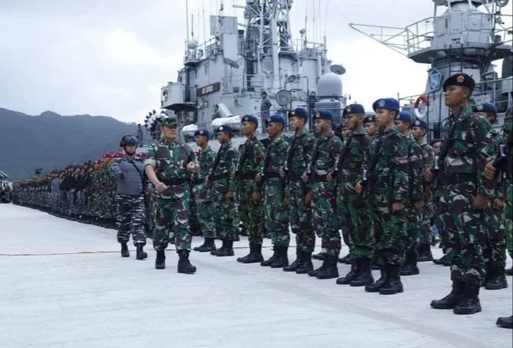 TNI Kirim Banyak Kapal Perang Besok ke Natuna