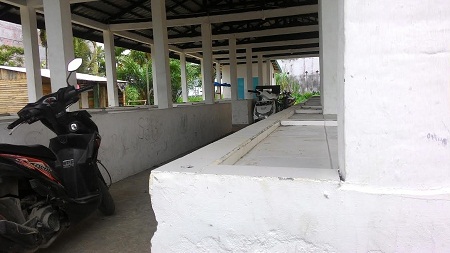 Pasar Santan Kelapa di Tembilahan Tak Disentuh Pedagang