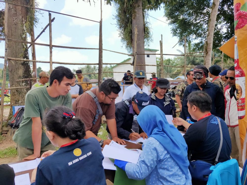 Para Peserta Antusias Ikuti Rimbang Baling Jungle Trek 2019