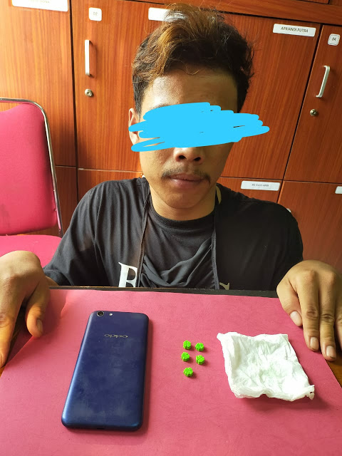 Kantongi Pil Ekstasi, Seorang Pemuda Di Tangkap Satres Narkoba Polres Siak
