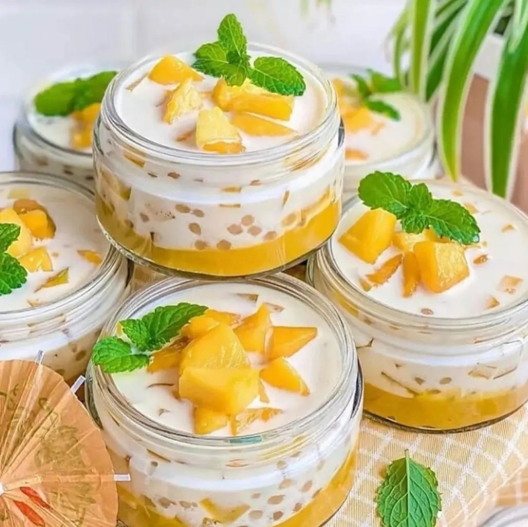 Resep Manggo Sago, Hidangan Penutup Berbahan Utama Mangga