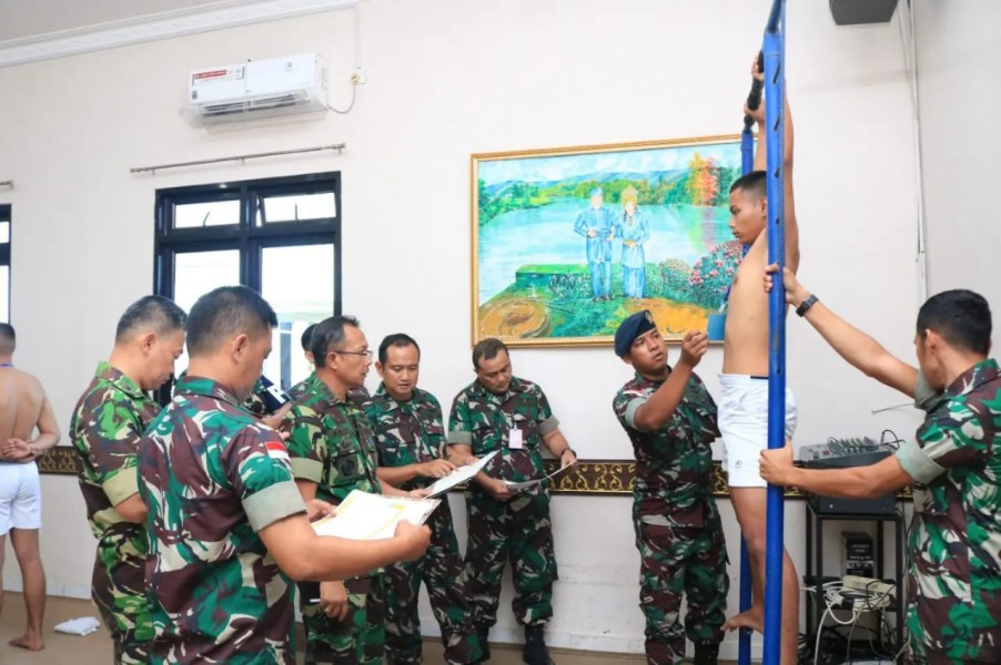 Danlanud RHF Pimpin Sidang Pantukhir Daerah Calon Bintara PK AU Gelombang 1