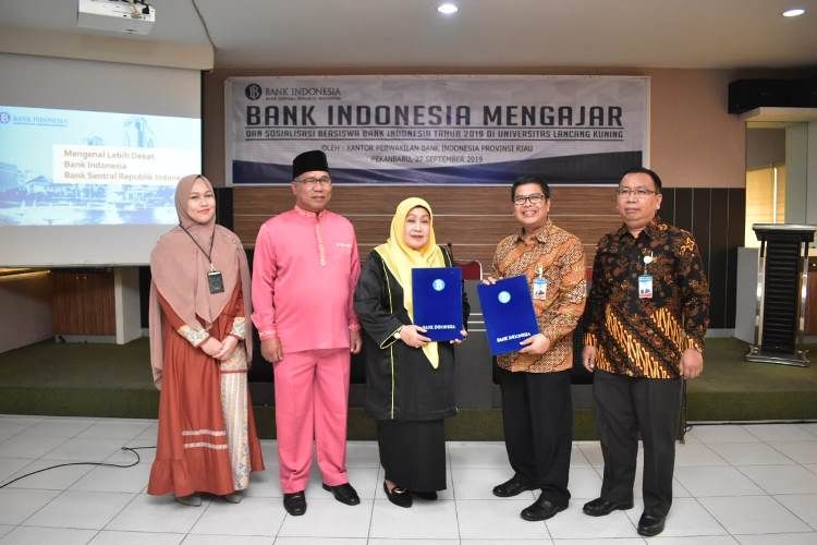 Tingkatkan Kualitas Perguruan Tinggi, Unilak dan BI Perwakilan Riau Teken MoU