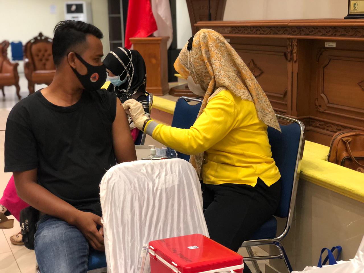 PWI Inhil Ajak Wartawan Segera Lakukan Vaksinasi