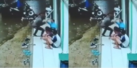 Bocah Main Handphone Jadi Korban Jambret, Tangan Luka Kena Sajam