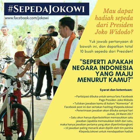 Yuk Ikutan Kuis Presiden Jokowi di Facebook
