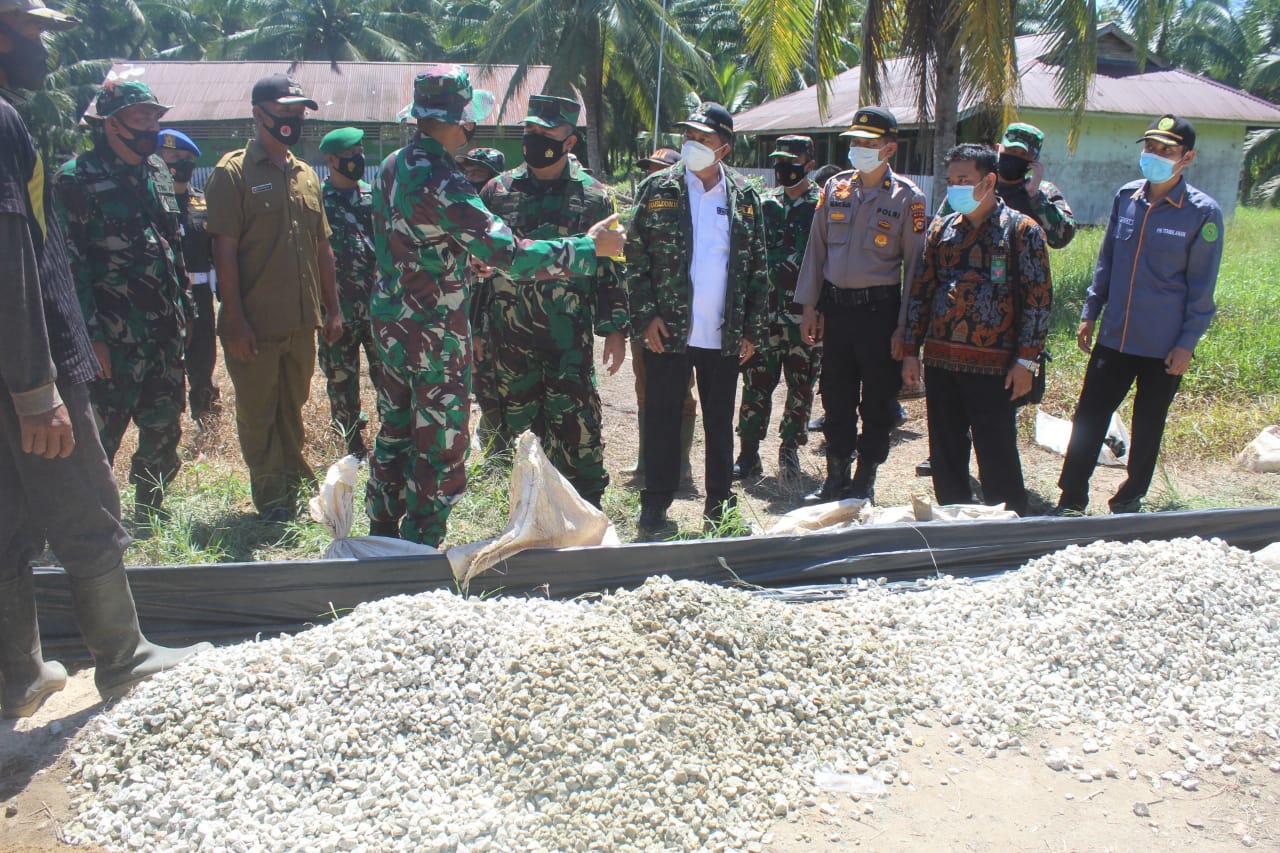 Tim Wasev TMMD Mabes TNl Meninjau ke Lokasi TMMD ke 111