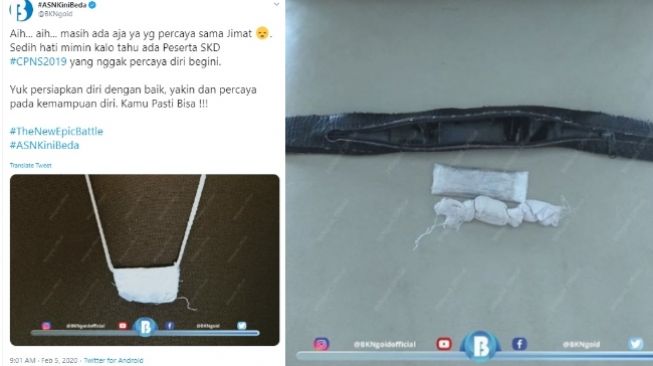 Peserta Tes CPNS Keciduk Bawa Jimat, BKN: Ingat Kata Soleh Solihun