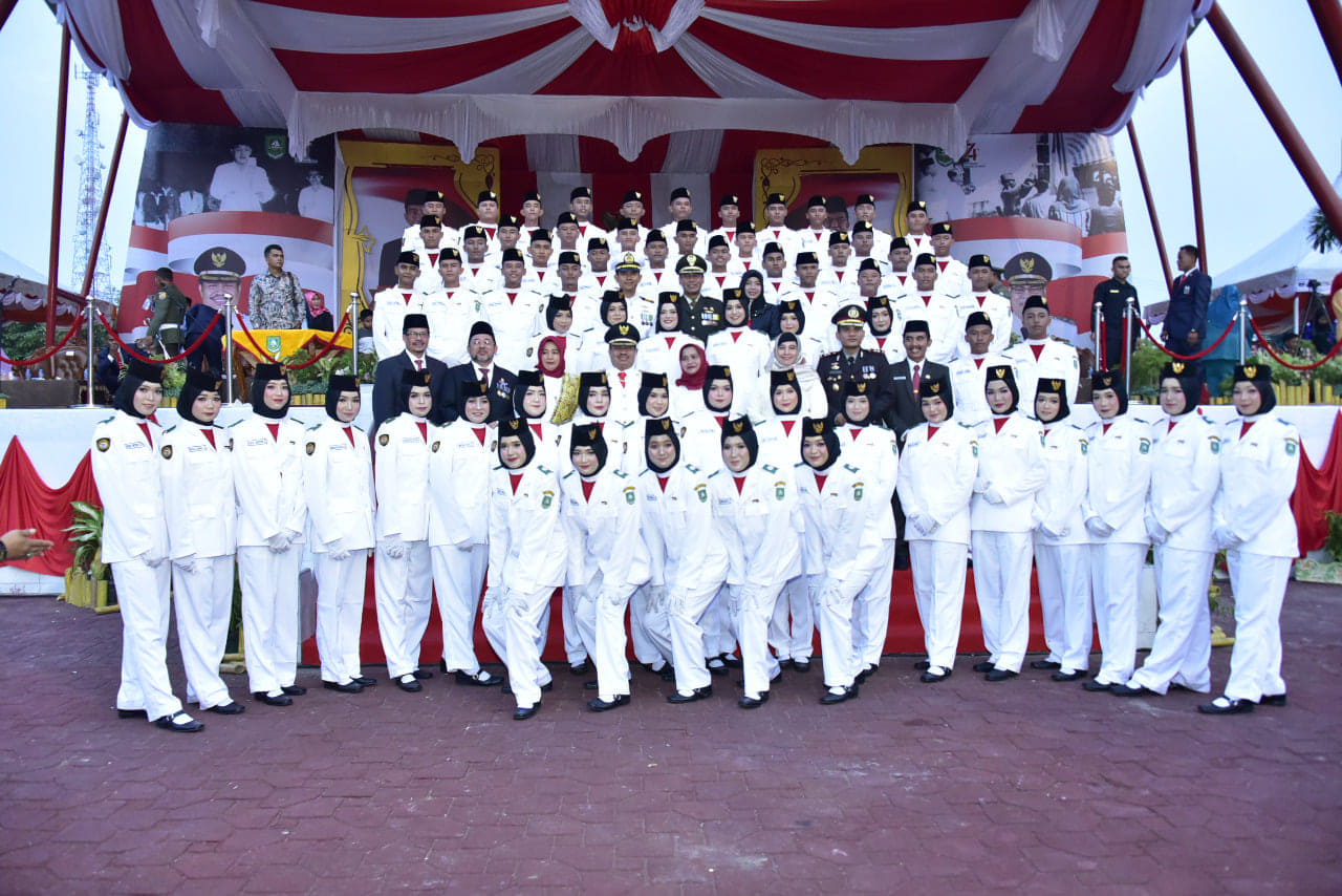 Paskibra Kabupaten Bengkalis 2019 Resmi Dibubarkan