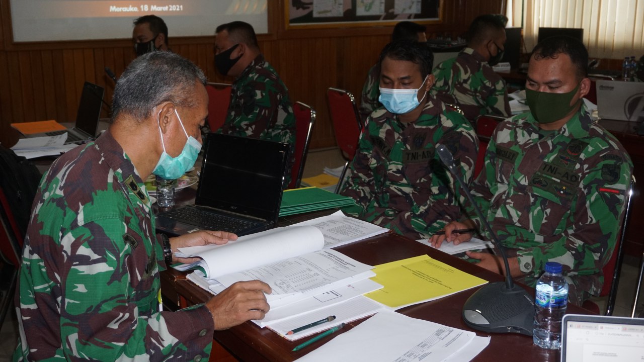 Danrem 174 Merauke Terima Kunjungan Tim Wasrik Itdam XVII/Cenderawasih