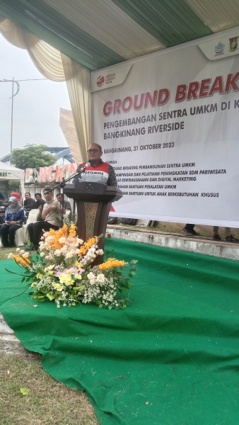 Ground Breaking Pembangunan Sentra UMKM, PHR ; Kita Akan Garap UMKM Di Objek Wisata Ini
