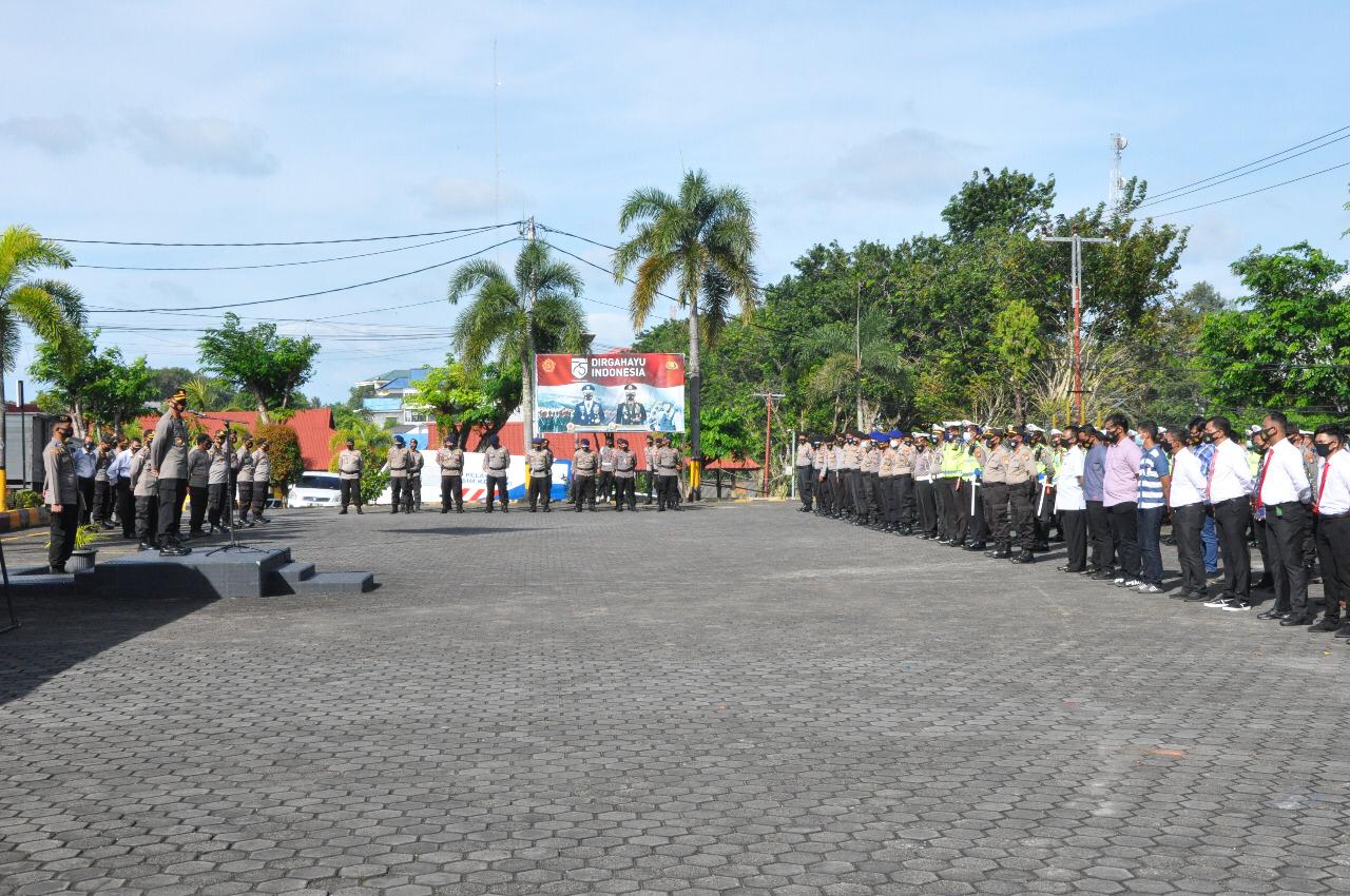 Amankan Pilkada Serentak, Personel Polres Tanjungpinang Laksanakan Rapid Test